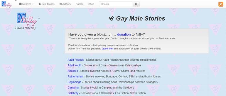 Nifty gay stories site