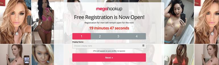 MegaHookup Registration