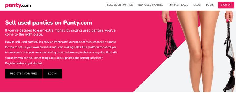 Panty.com sell underwear