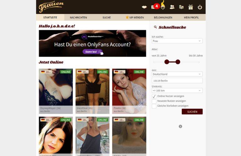 reifefrauen Hauptseite
