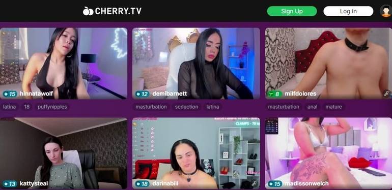 Screenshot Cherrytv Models