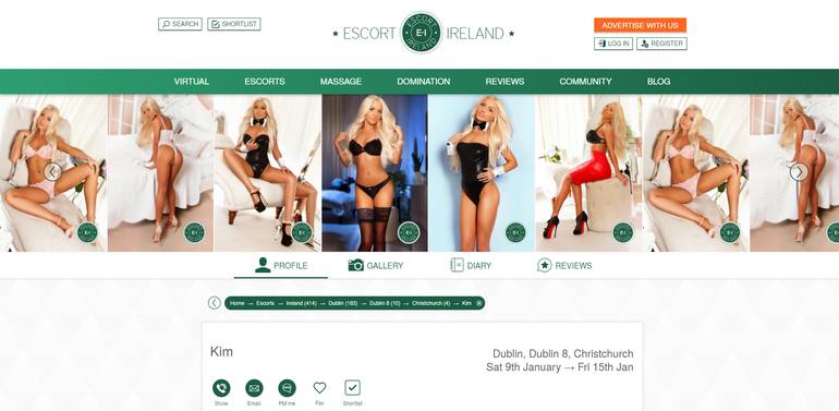 Escort-Ireland`s profiles quality