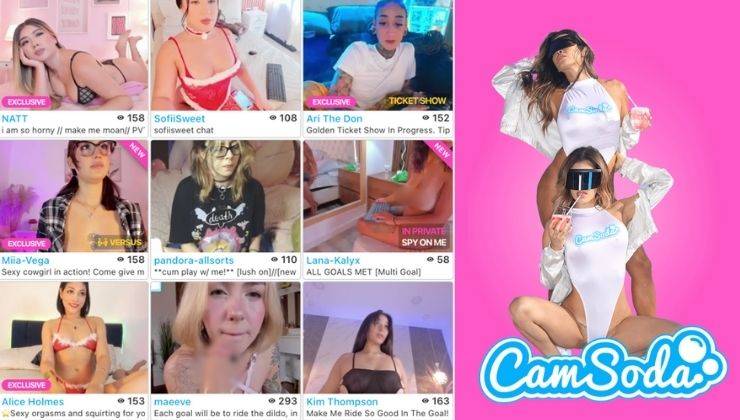 Screenshot CamSoda Cam Models
